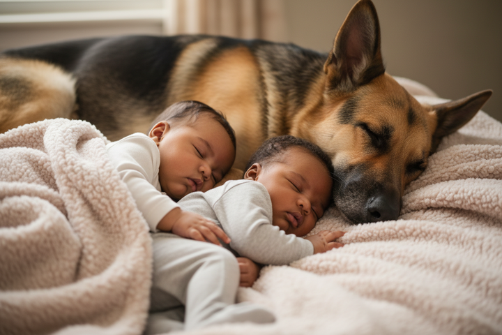 Warm Snuggly Waterproof Pet Blanket - German Shepherd